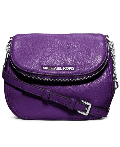 purple michael kors crossbody